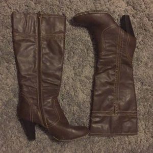 Knee boots 4 inch heel